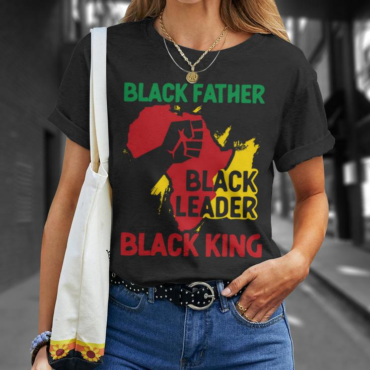 Juneteenth Day Black Father Black History Gift For Dad Fathers Day Unisex T-Shirt Gifts for Her