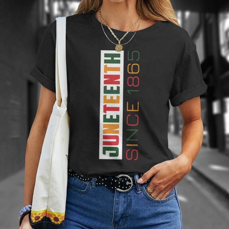 Juneteenth Since 1865 Plus Size Shirts For Men Women Family Girl Unisex T-Shirt Gifts for Her