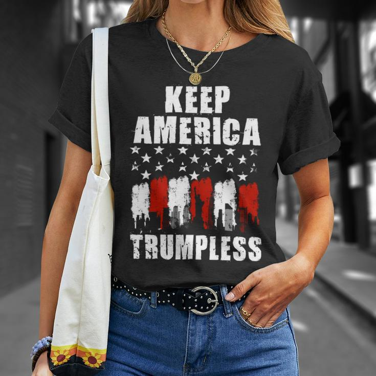 Keep America Trumpless Anti Donald Trump Unisex T-Shirt Gifts for Her