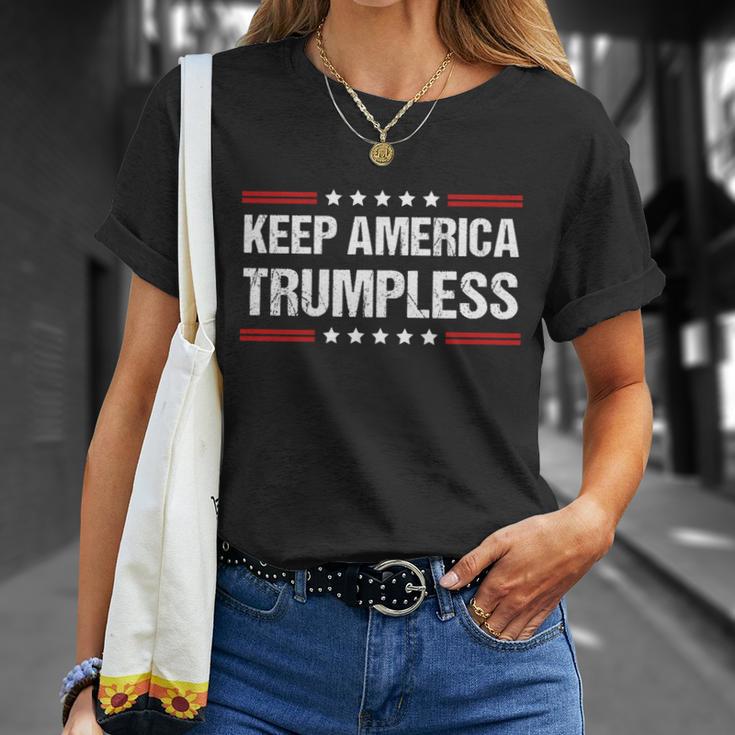 Keep America Trumpless Gift V6 Unisex T-Shirt Gifts for Her