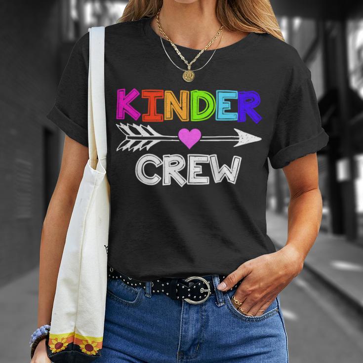 Kinder Crew Kindergarten Teacher Tshirt Unisex T-Shirt Gifts for Her