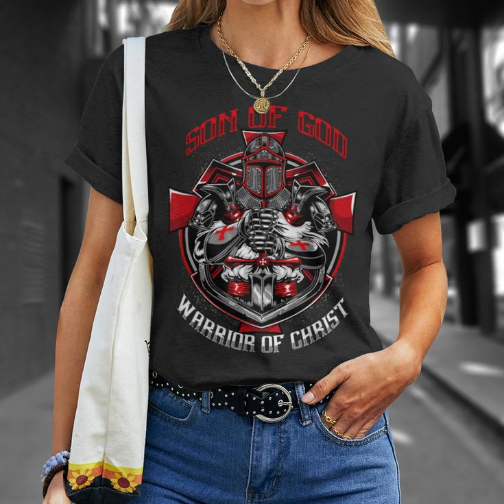 Knight TemplarShirt - Son Of God Warrior Of Christ - Knight Templar Store Unisex T-Shirt Gifts for Her