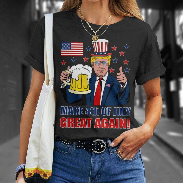 Make 4Th Of July Great Again Tshirt Unisex T-Shirt Gifts for Her