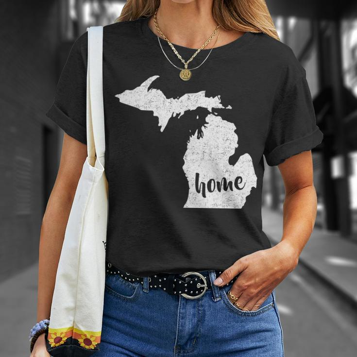 Michigan Home State Tshirt Unisex T-Shirt Gifts for Her