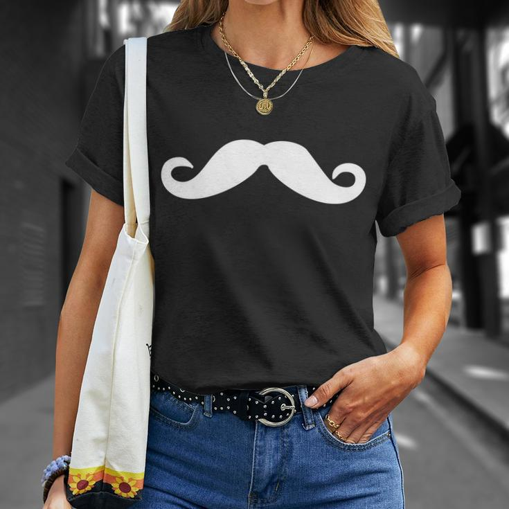 Mustache Logo Unisex T-Shirt Gifts for Her
