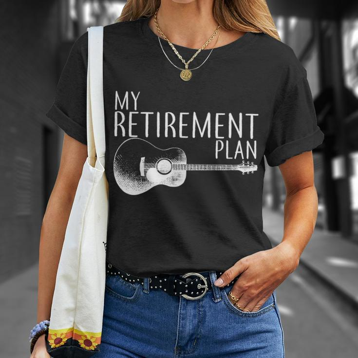 My Retirement Plan Playing Guitar Tshirt Unisex T-Shirt Gifts for Her