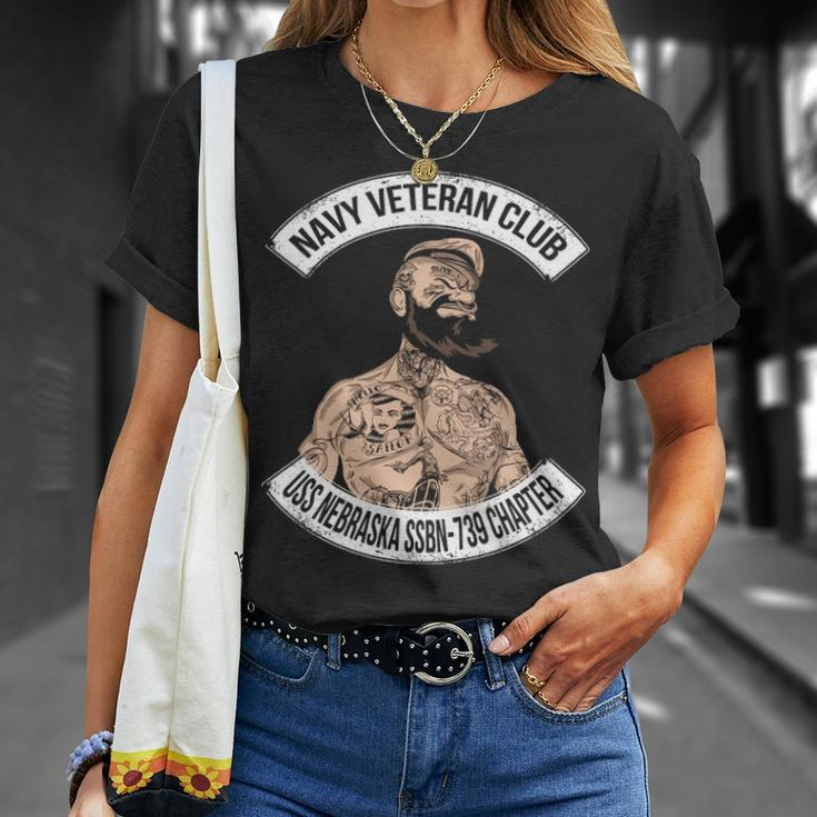Navy Uss Nebraska Ssbn Unisex T-Shirt Gifts for Her