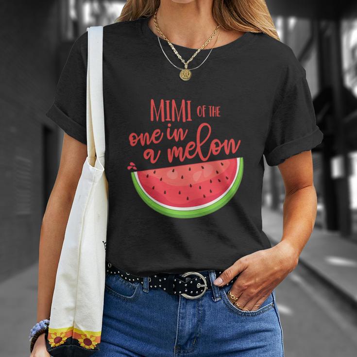 One In A Melon Watermelon Theme Funny Birthday Girl Unisex T-Shirt Gifts for Her