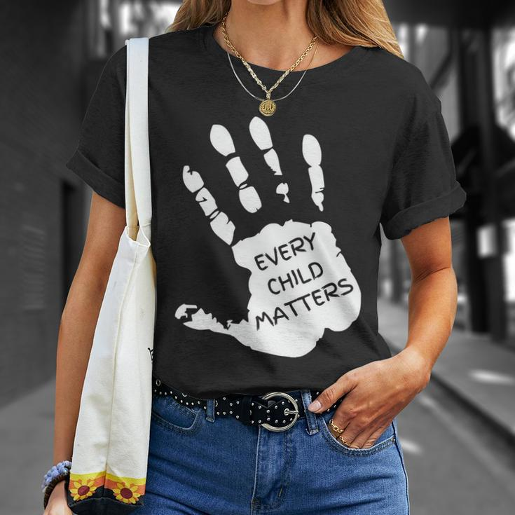Orange Day Hand Every Child Matters Unisex T-Shirt Gifts for Her