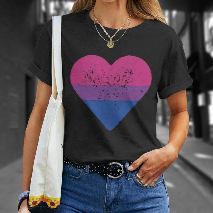 Pocket Lgbt Flag Gay Pride Rainbow Heart Lgbt Unisex T-Shirt Gifts for Her