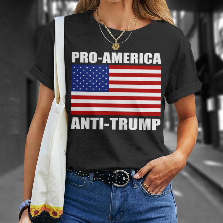 Pro America Anti Trump Tshirt Unisex T-Shirt Gifts for Her