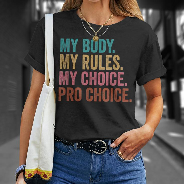 Pro Choice Feminist Rights - Pro Choice Human Rights Unisex T-Shirt Gifts for Her