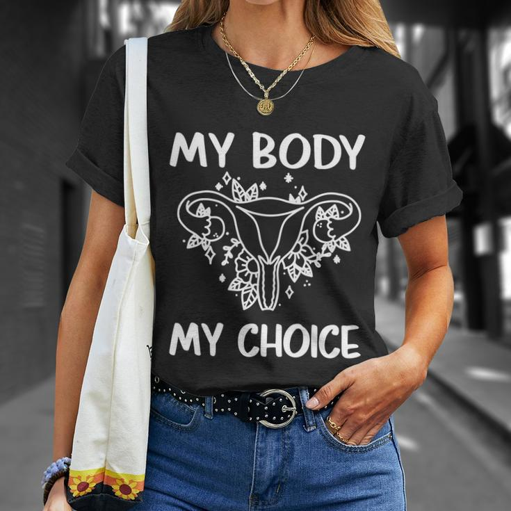 Pro Choice Reproductive Rights Uterus Gift Unisex T-Shirt Gifts for Her
