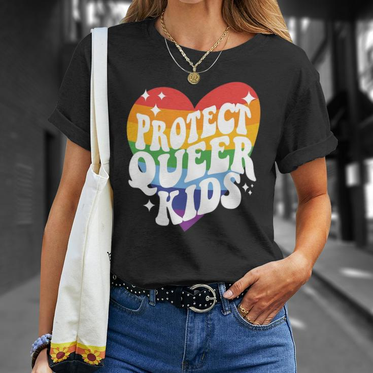 Protect Queer Kids Gay Pride Lgbt Support Queer Pride Month Unisex T-Shirt Gifts for Her