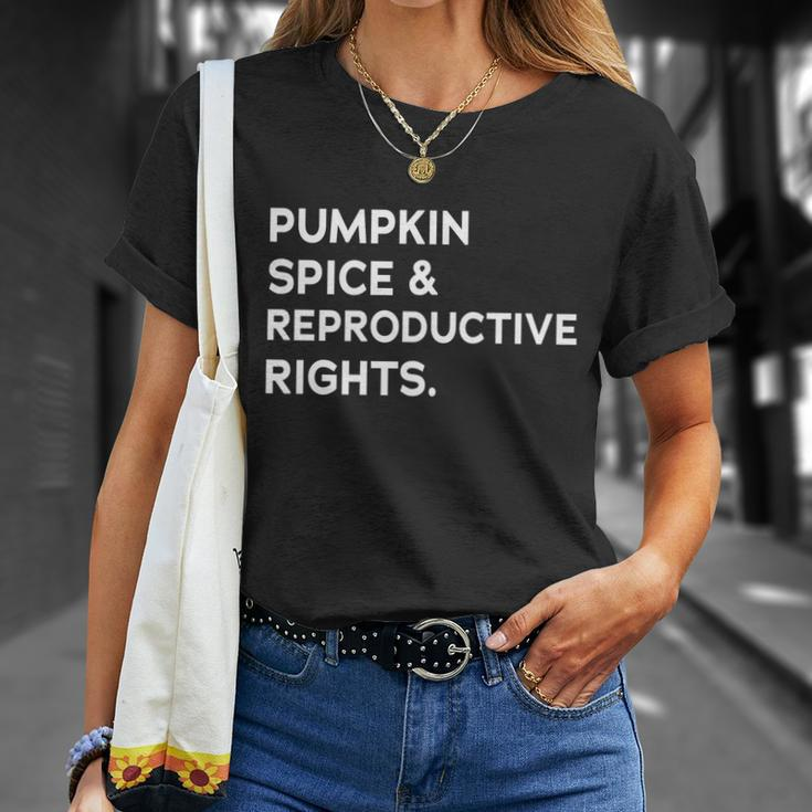 Pumpkin Spice Reproductive Rights Feminist Rights Choice T-shirt Gifts for Her