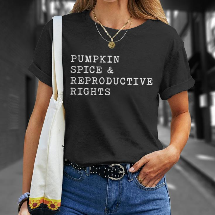 Pumpkin Spice And Reproductive Rights T-shirt Gifts for Her