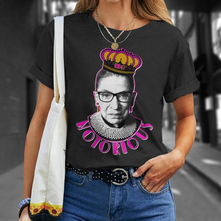Queen Notorious Rbg Ruth Bader Ginsburg Tribute Unisex T-Shirt Gifts for Her