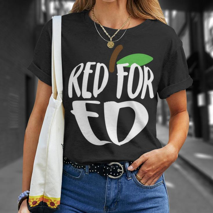 Red For Ed Arizona Teacher Unisex T-Shirt Gifts for Her