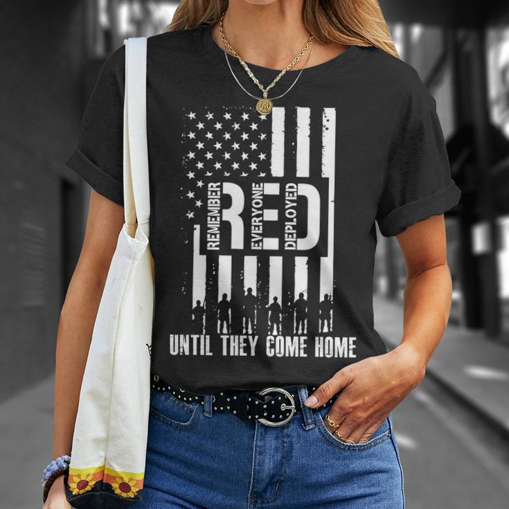 Red Friday Until They Come Home Tshirt Unisex T-Shirt Gifts for Her