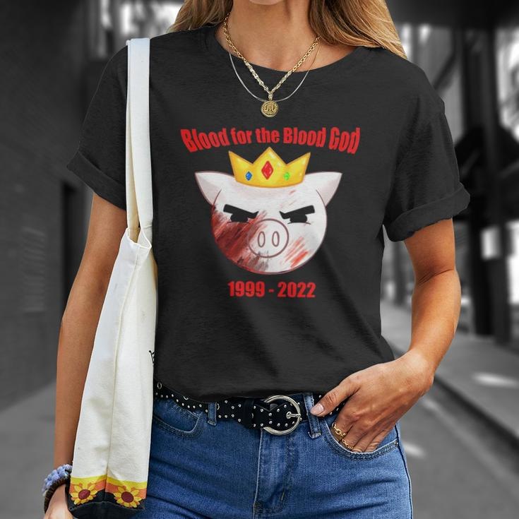 Rip Technoblade Blood For The Blood God Alexander Technoblade 1999-2022 Gift Unisex T-Shirt Gifts for Her