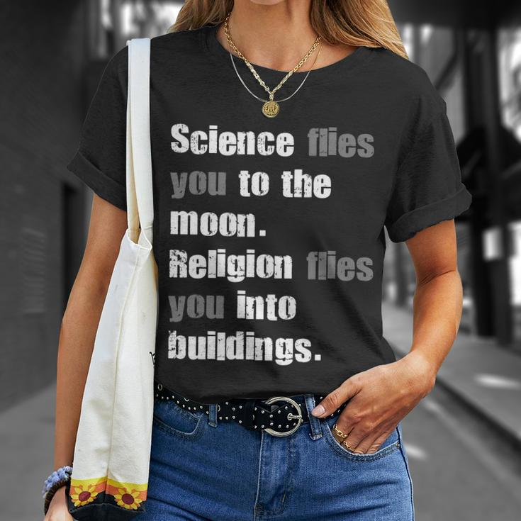 Science Flies You To The Moon Tshirt Unisex T-Shirt Gifts for Her