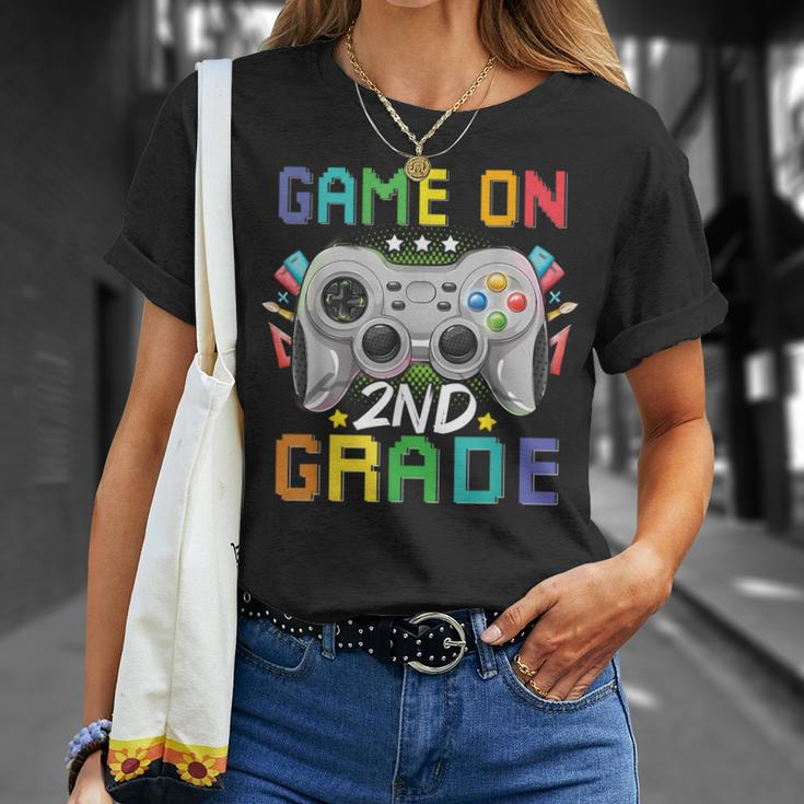 Second Grade Back To School Video Gamer Game On 2Nd Grade T-shirt Gifts for Her