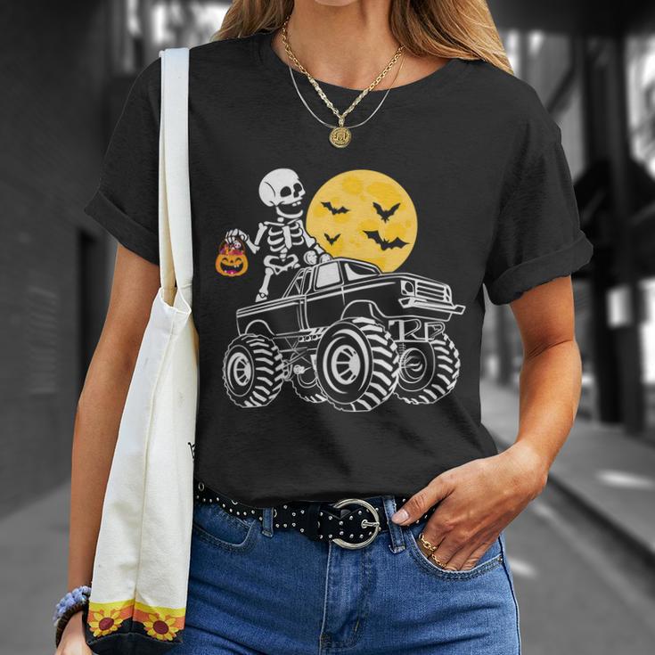 Skeleton Dracula Truck Halloween Quote Unisex T-Shirt Gifts for Her