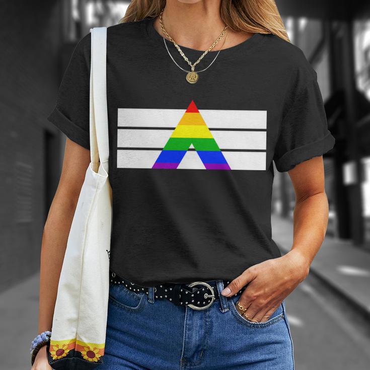 Straight Ally Pride Flag Unisex T-Shirt Gifts for Her