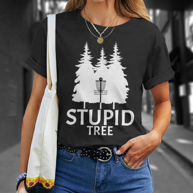 Stupid Tree Disc Golf Tshirt Unisex T-Shirt Gifts for Her