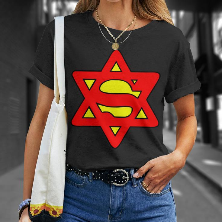 Superjew Super Jew Logo Unisex T-Shirt Gifts for Her
