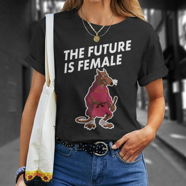 The Future Is Female Funny Splinter Meme Unisex T-Shirt Gifts for Her