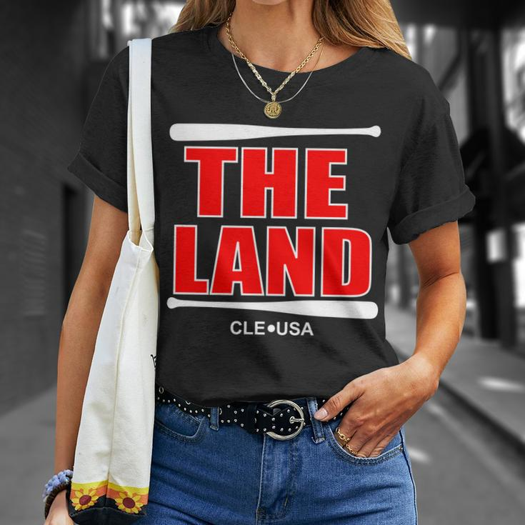 The Land Cleveland Ohio Baseball Tshirt Unisex T-Shirt Gifts for Her
