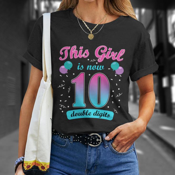 This Girl Is Now 10 Double Digits Gift Unisex T-Shirt Gifts for Her