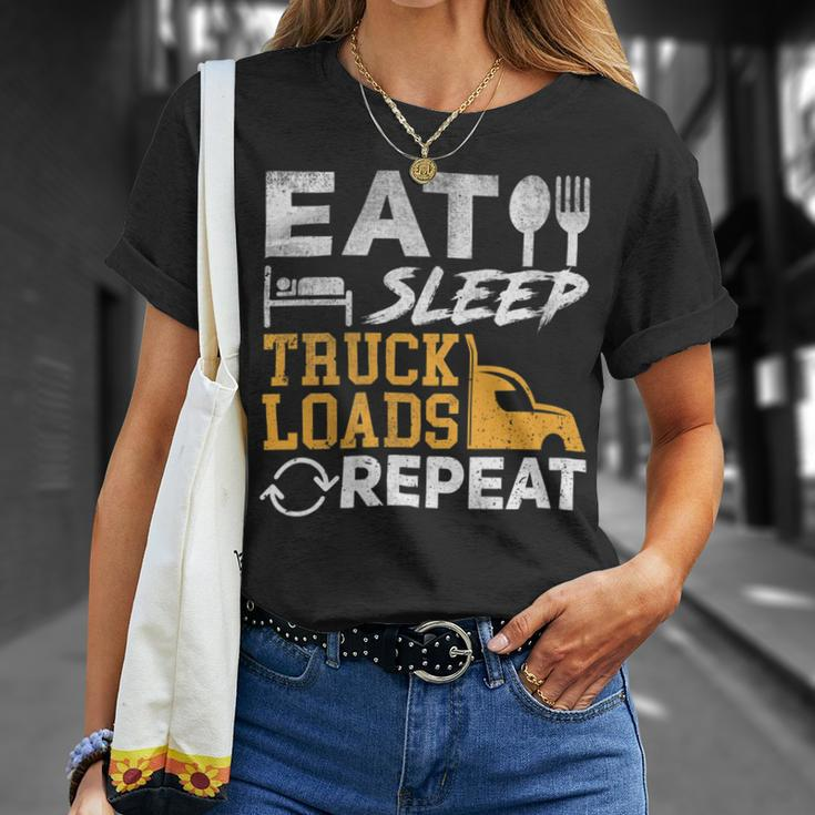 Trucker Trucker Accessories For Truck Driver Diesel Lover Trucker_ Unisex T-Shirt Gifts for Her