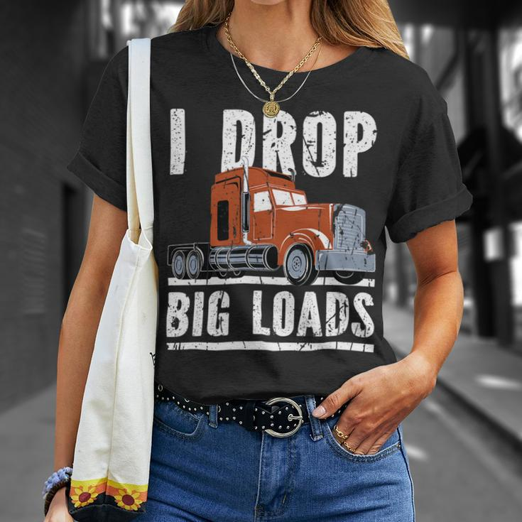 Trucker Trucker Accessories For Truck Driver Diesel Lover Trucker_ V2 Unisex T-Shirt Gifts for Her