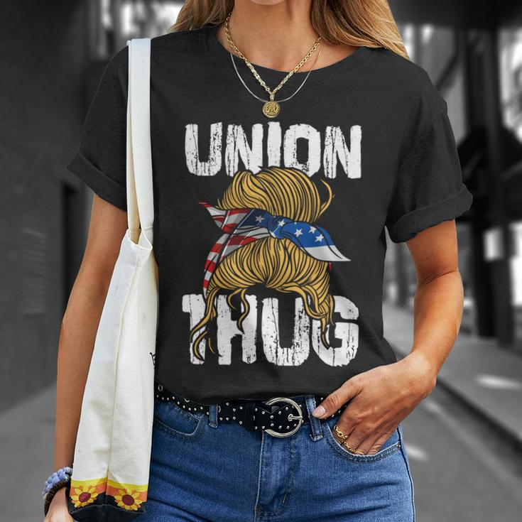 Union Thug Labor Day Skilled Union Laborer Worker Cute Gift Unisex T-Shirt Gifts for Her