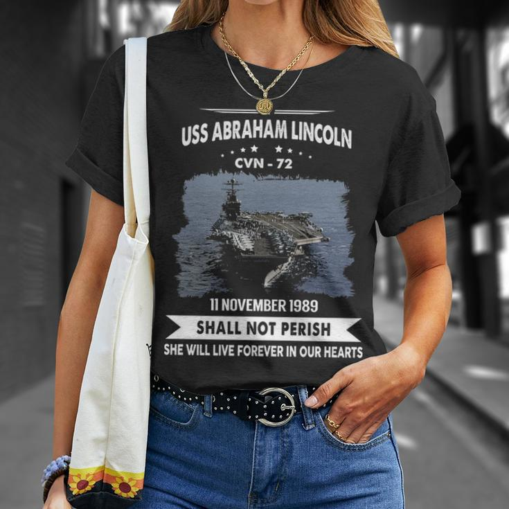 Uss Abraham Lincoln Cvn V2 Unisex T-Shirt Gifts for Her