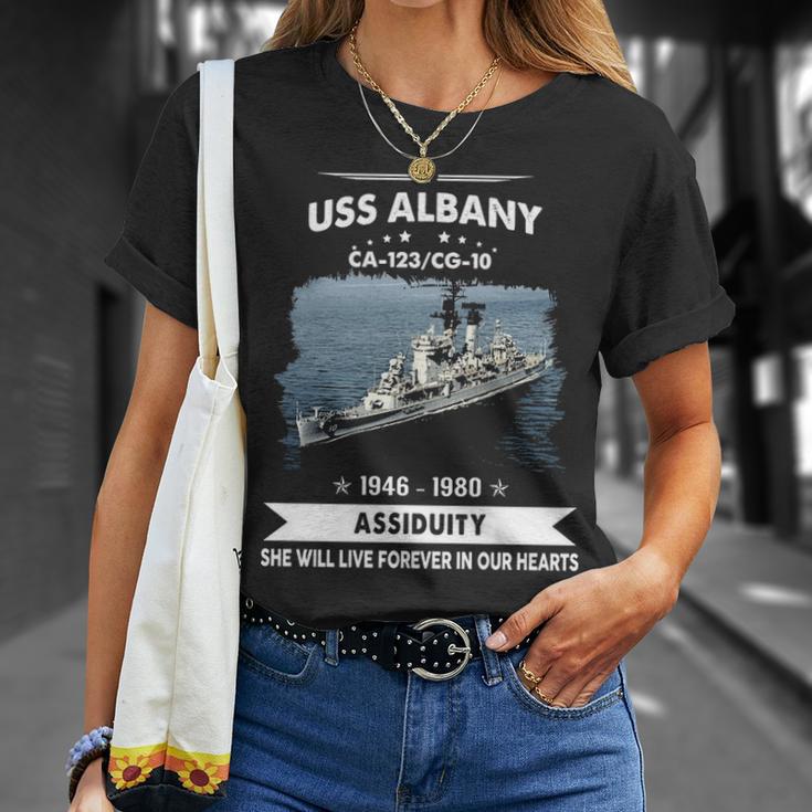 Uss Albany Cg Unisex T-Shirt Gifts for Her