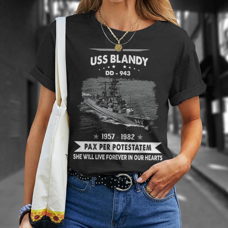 Uss Blandy Dd V2 Unisex T-Shirt Gifts for Her