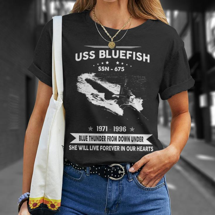 Uss Bluefish Ssn Unisex T-Shirt Gifts for Her