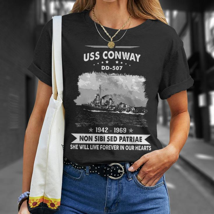 Uss Conway Dd Unisex T-Shirt Gifts for Her