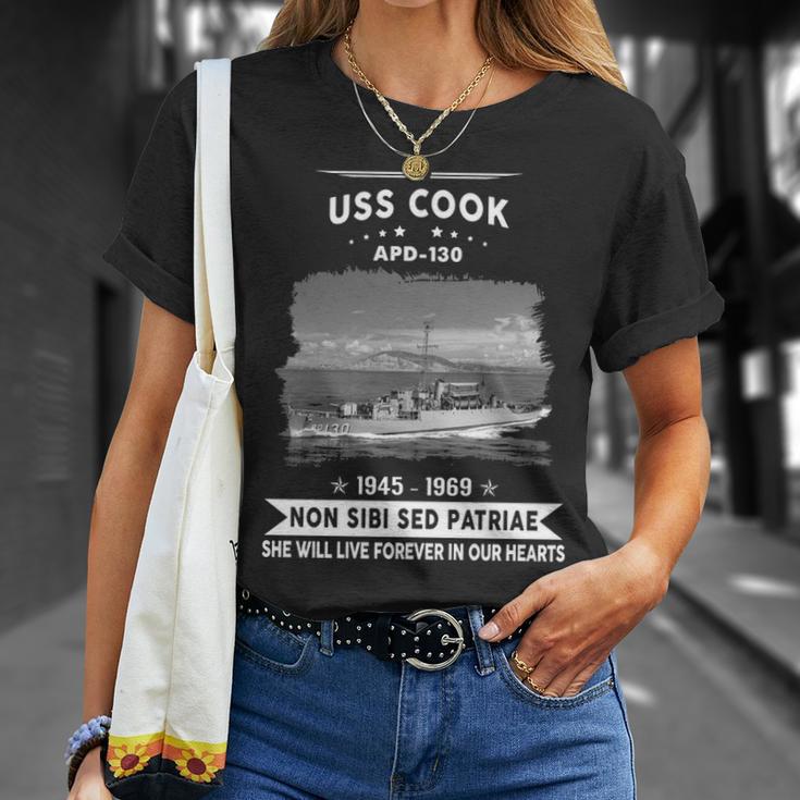 Uss Cook Apd Unisex T-Shirt Gifts for Her