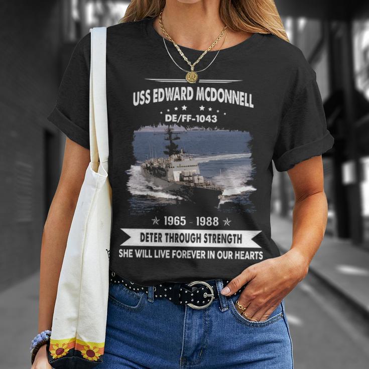 Uss Edward Mcdonnell Ff 1043 De Unisex T-Shirt Gifts for Her