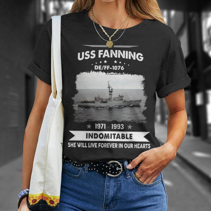 Uss Fanning Ff 1076 De Unisex T-Shirt Gifts for Her