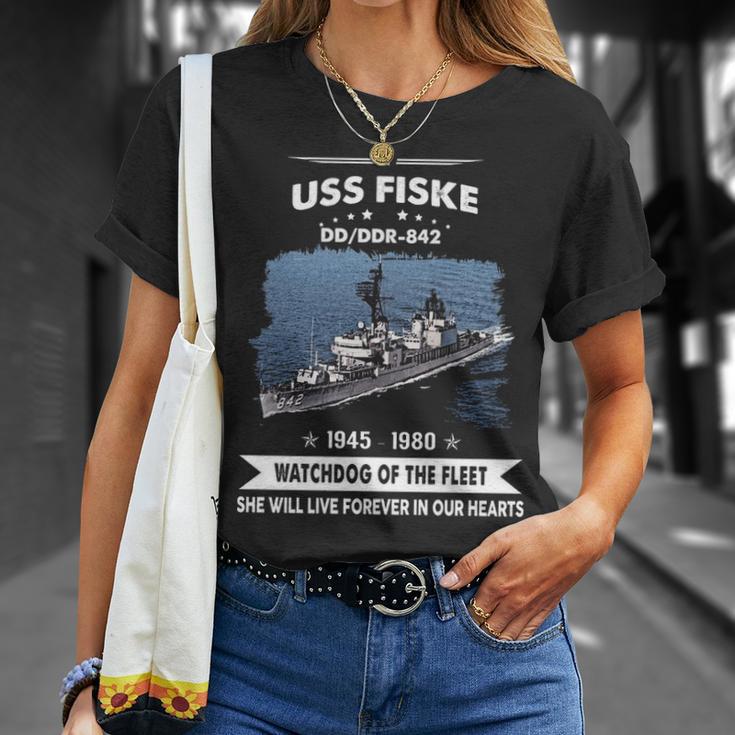 Uss Fiske Dd Unisex T-Shirt Gifts for Her