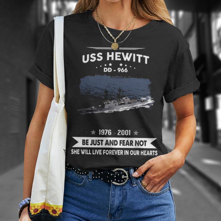 Uss Hewitt Dd Unisex T-Shirt Gifts for Her