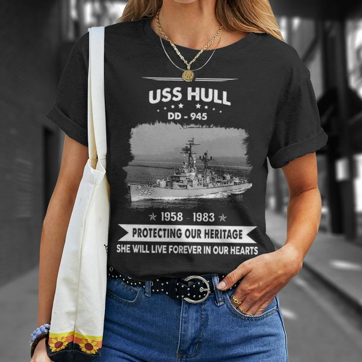 Uss Hull Dd V2 Unisex T-Shirt Gifts for Her