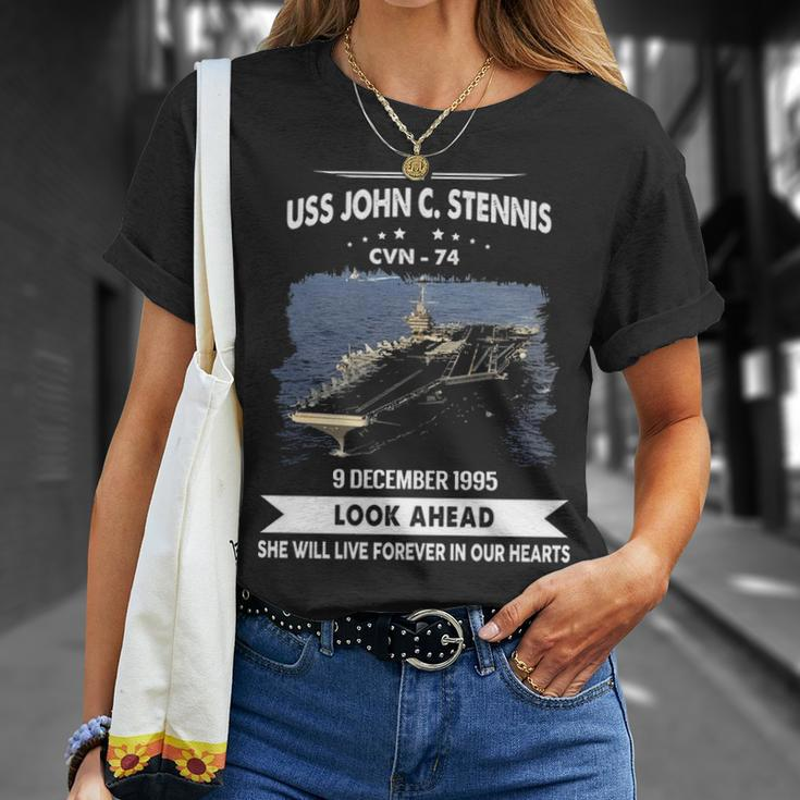 Uss John C Stennis Cvn V3 Unisex T-Shirt Gifts for Her