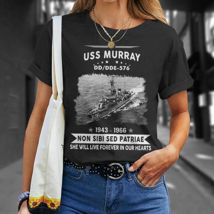 Uss Murray Dde 576 Dd Unisex T-Shirt Gifts for Her