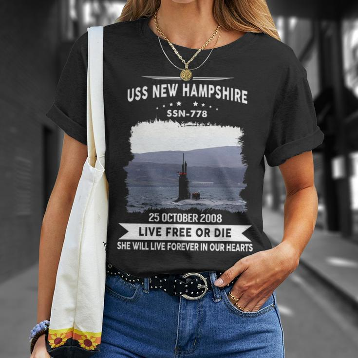 Uss New Hampshire Ssn Unisex T-Shirt Gifts for Her